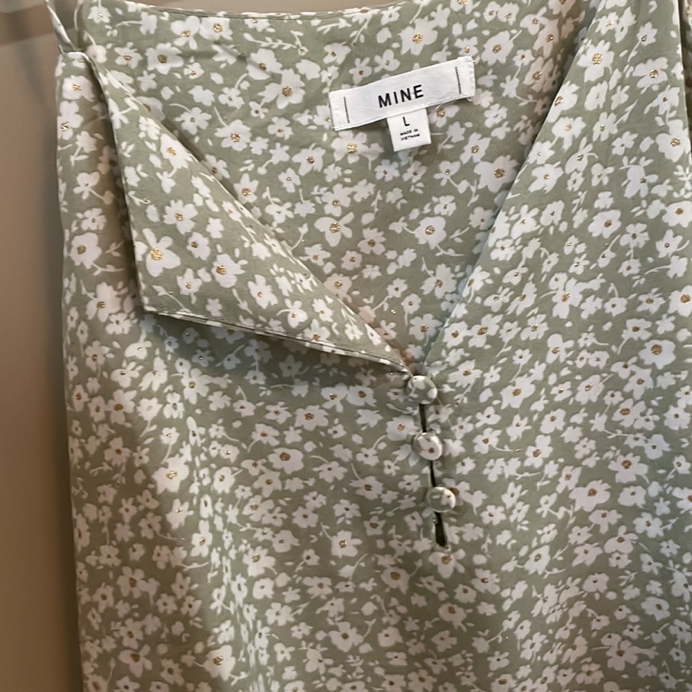 Floral Spaghetti string top - Picture 6 of 6